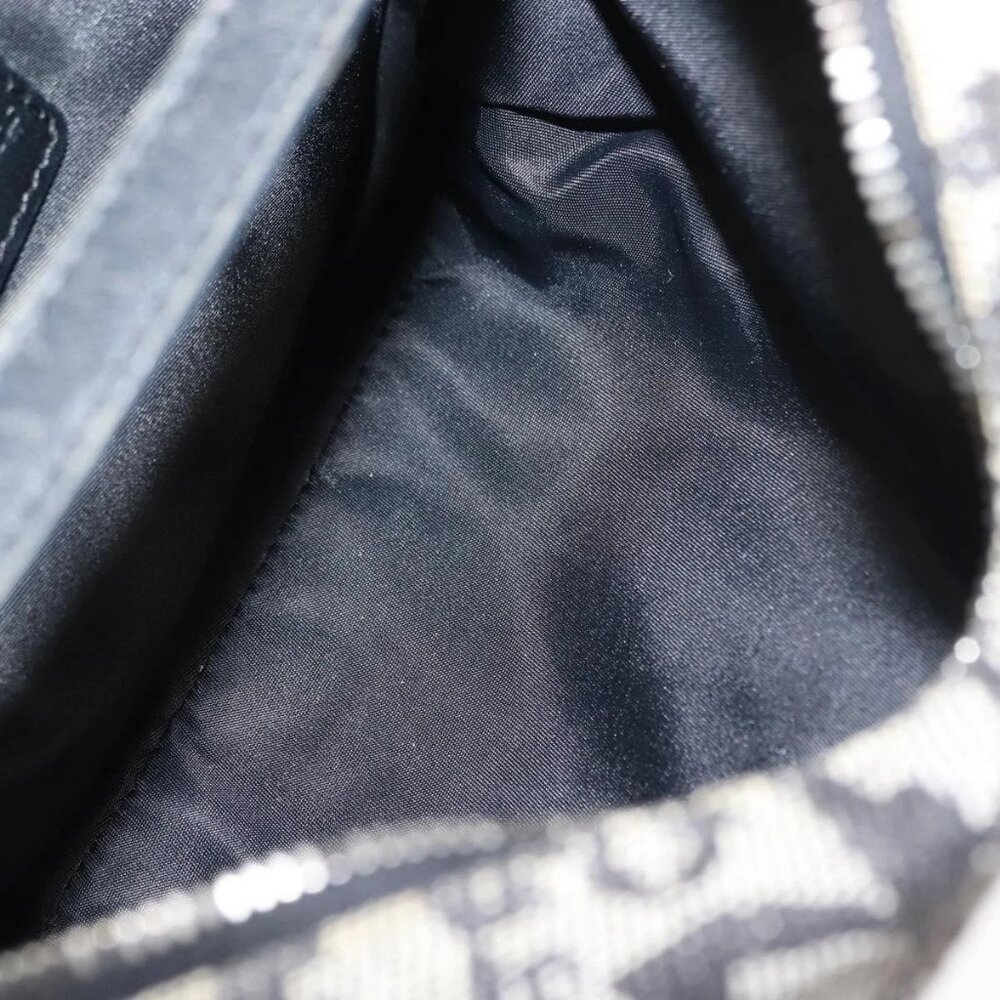 Christian Dior Trotter Canvas Shoulder Bag Black - Picture 12 of 15